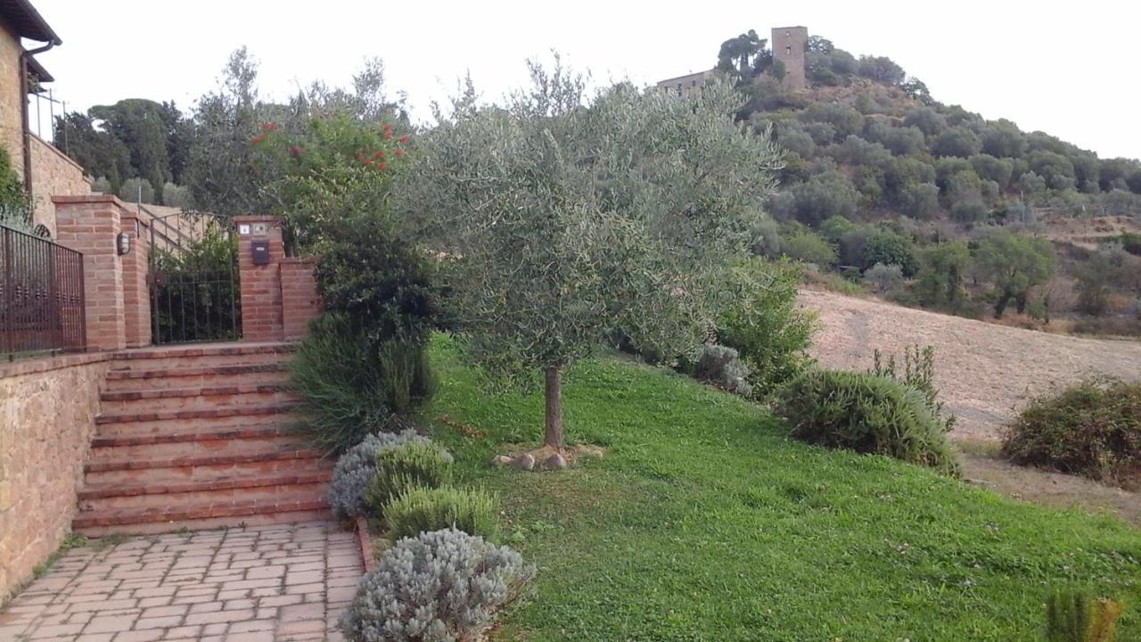 Appartamento Con Vista Panoramica Pienza Bagian luar foto