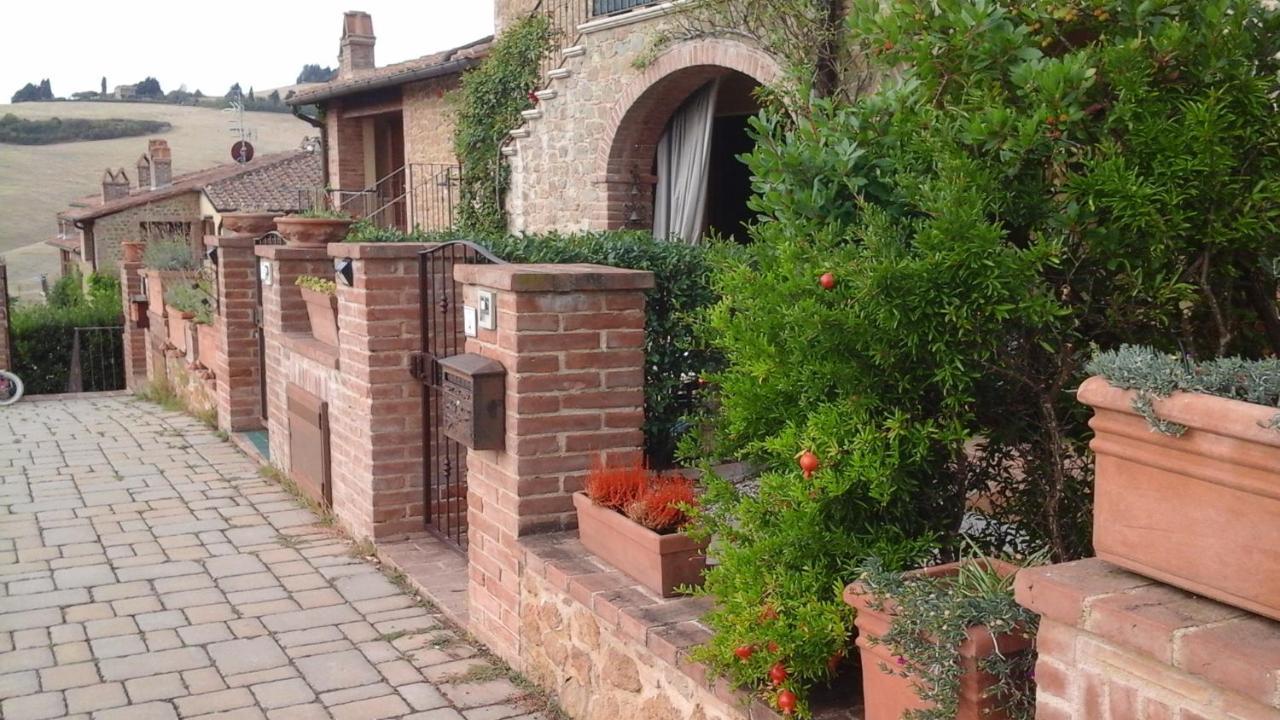 Appartamento Con Vista Panoramica Pienza Bagian luar foto