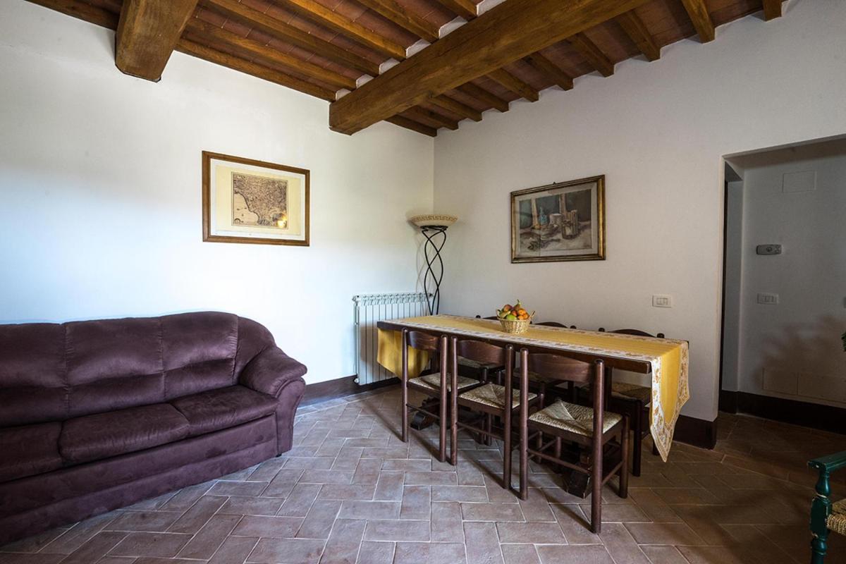 Appartamento Con Vista Panoramica Pienza Bagian luar foto